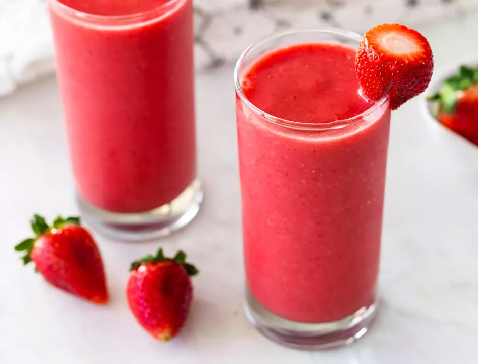 Jugo de fresa